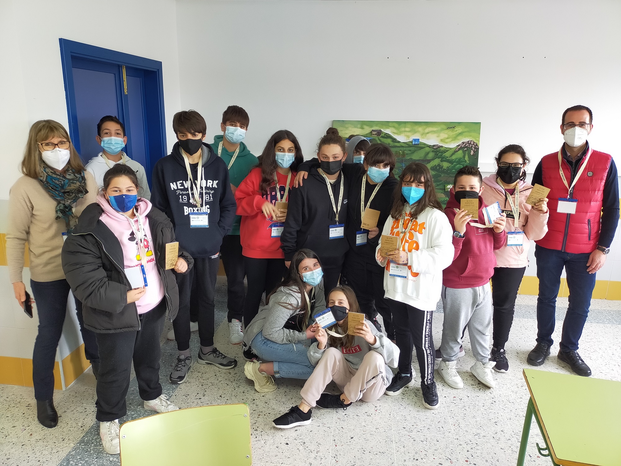  La tercera edición de la actividad divulgativa Yo soy inspect@r urbanístic@ comienza en el IES de Ponte Caldelas con la participación de 80 alumnos