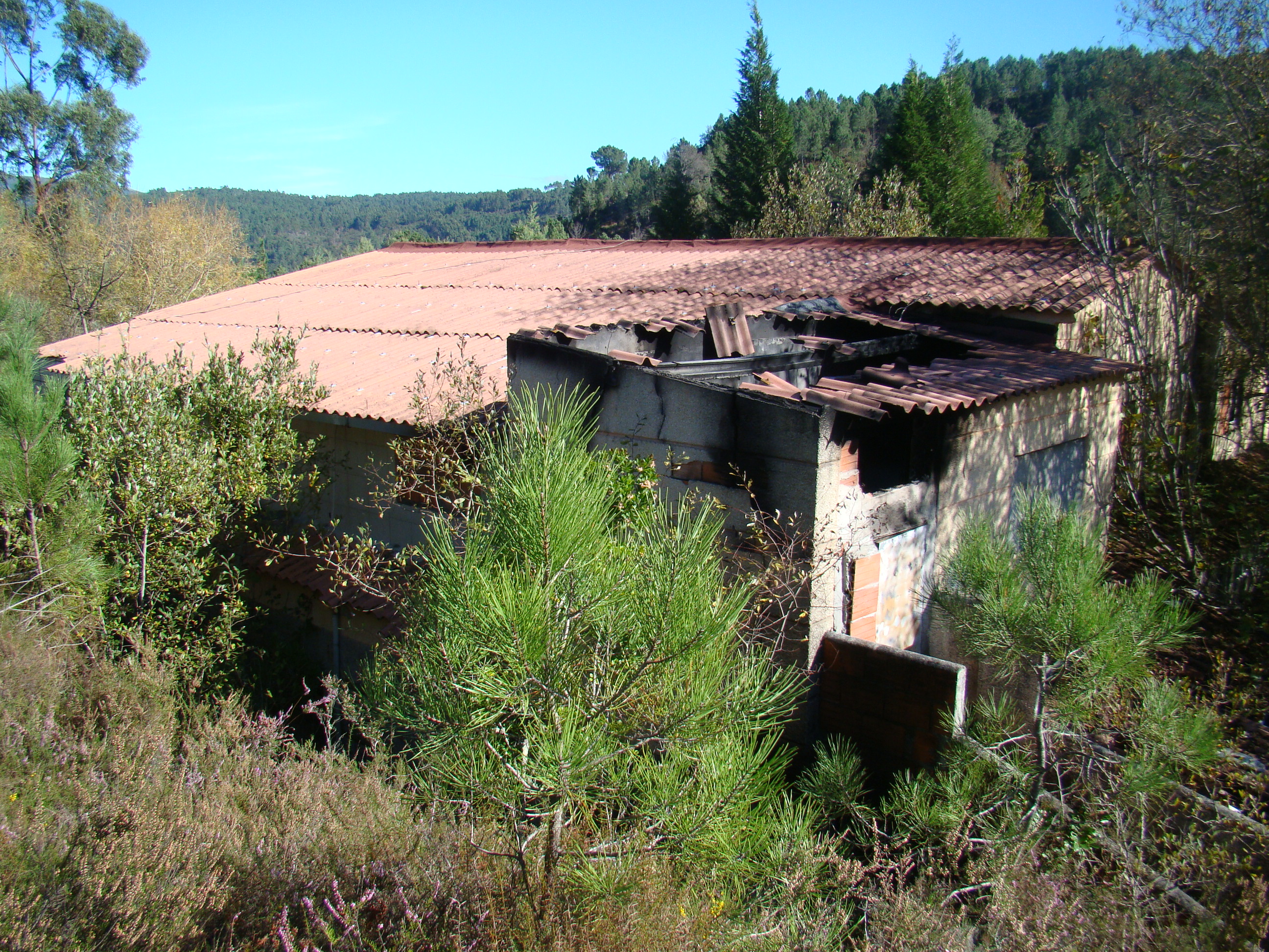 A Xunta supervisa os traballos de demolición dun inmoble ilegal en solo rústico en Lobios e recupera espazo protexido do Parque Natural Baixa Limia-Serra do Xurés