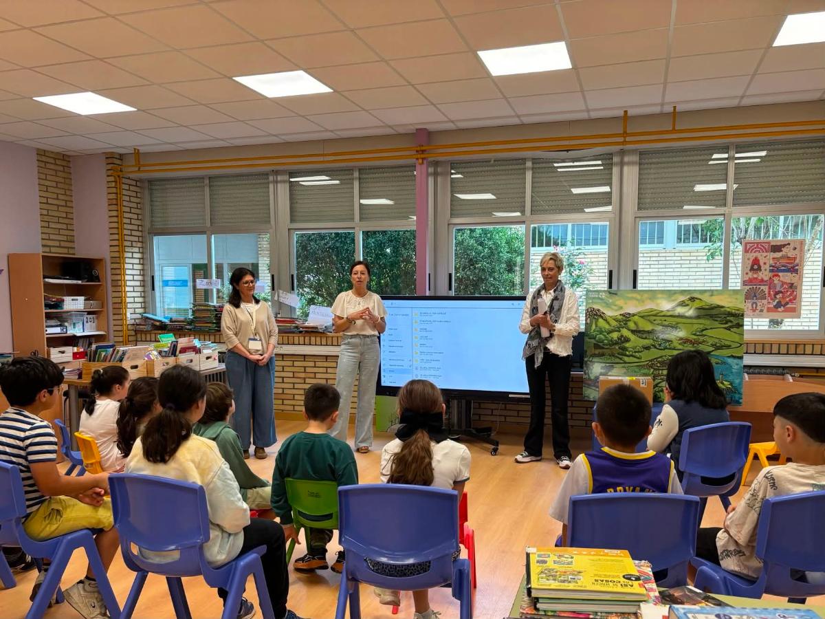 A Xunta achega ao alumnado do CEIP de Cartelle a importancia do coidado do territorio a través da APLU no marco da semana da Administración aberta